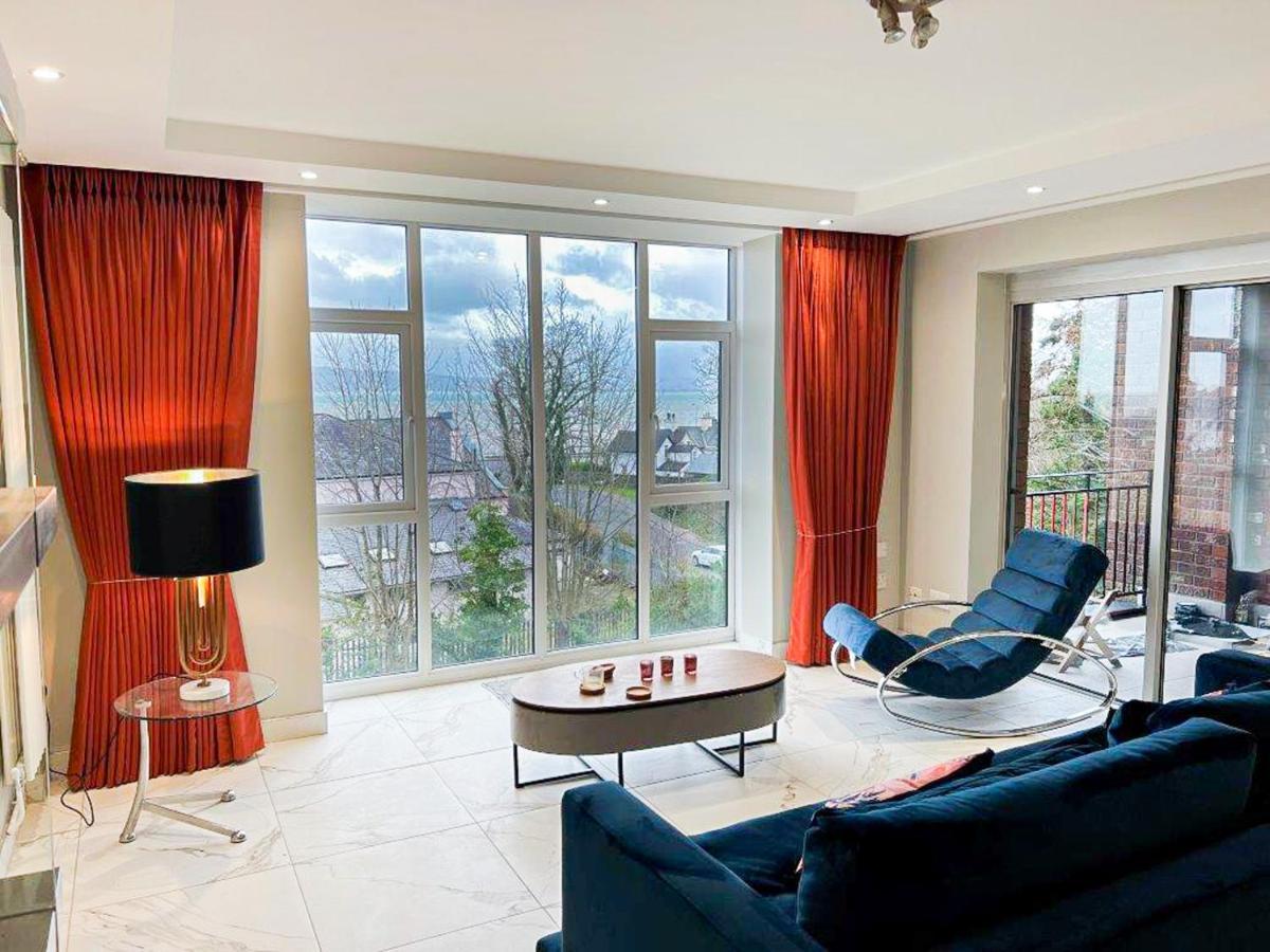 Modern Luxurious Apartment W/ Patio Balcony & View Jordanstown Exteriör bild